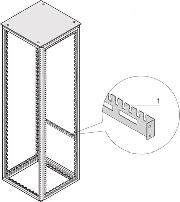 Immagine prodotto di Schroff Kab.abfangschiene 600B R7021 (21236093)