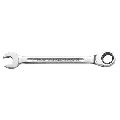 Immagine prodotto di Stahlwille 41172121 Llave Di Carraca Combinata Di Boca Fija E Boca En Estrella, Acodado 17 21