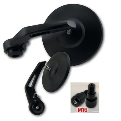 Produktbild von Lenkerendenspiegel BOB 1 Alu schwarz D28
