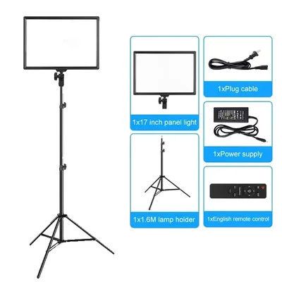 Produktbild von LED-Panel, einstellbare Farbtemperatur, Fernbedienungsbetrieb, 14-Zoll-Kit 2