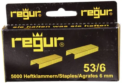 Produktbild von Regur® 53/6 Heftklammern 53/6, 5000 Stück