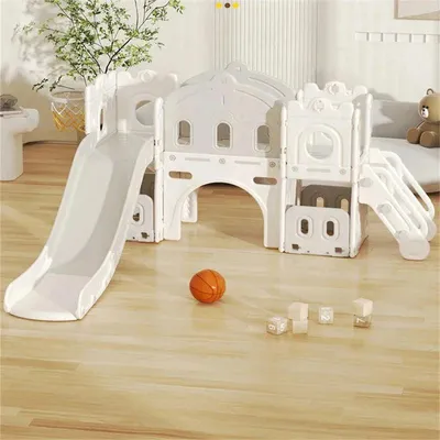 Image de Balançoire pour bébé - Balançoire multifonctionnelle pour intérieur et extérieur - En plastique