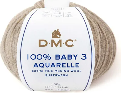 Zdjęcie produktu dla DMC 100% Baby Aquarelle Wool – czysta wełna merynosowa (kolor 1330)