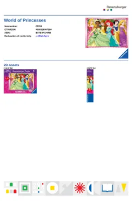 Produktbild von Die Disney Prinzessinnen Ravensburger 09789