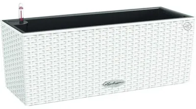Obrázek produktu pro Samozavlažovací truhlík Lechuza Balconera Cottage plastový 50x19x19 cm bílý