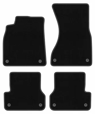 Immagine prodotto di Tappetini in moquette per Audi A6 C7 2011-2017 (berlina/station wagon) – set 4 pezzi, neri, su misura – Wielganizator BASIC