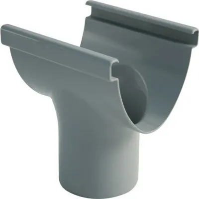 Produktbild von Marley Rinnenstutzen Duplex NW 80/53 mm, oval, grau