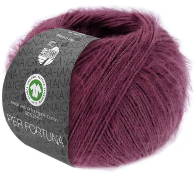 Produktbild von Lana Grossa - Per Fortuna GOTS 0059 burgund