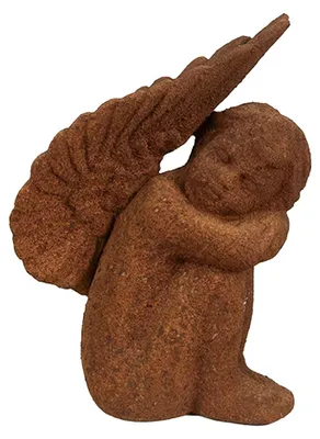 Productafbeelding van Clayre & Eef Decoratiefiguur Engel, 15 cm, bruin, polyresin