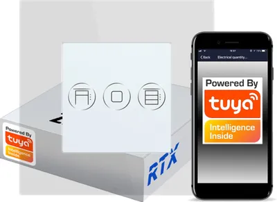 Produktbild von Rollladenschalter ZigBee Touch Switch TUYA RTX SH