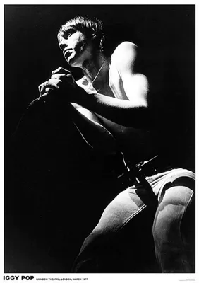 Productafbeelding van Iggy Pop - Londen - 1977 - Poster - 59x84 cm