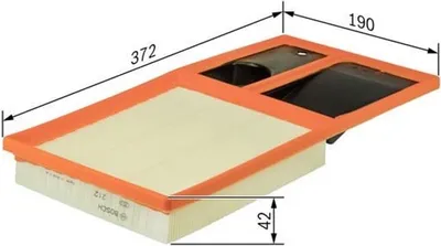 Produktbild von Bosch Luftfilter F 026 400 035