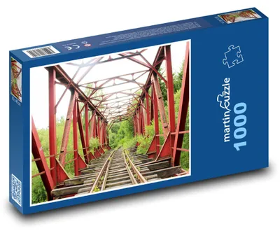 Zdjęcie produktu dla Puzzle 1000 Kolej na żelaznym moście - martinpuzzle