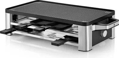 Image de WMF Gril à raclette Lono 8 poêlons 8 curseurs 1500 watts Cromargan mat