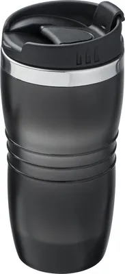 Produktbild von Ergonomischer Trinkbecher aus Edelstahl / Farbe: schwarz