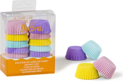 Produktbild von PASTEL MIX Pappbecher 32x22 mm DECORA 200 Stück