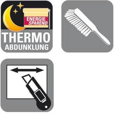 A collage of icons representing product features.