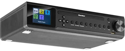 Produktbild von Karcher RA 2060D-B - Unterbau-Küchenradio mit CD-Player, DAB+ / UKW-Radio, Unterbauradio mit Bluetooth, Digitalradio mit Wecker, Farbdisplay, USB-Anschluss, 30 Senderspeicher, inkl. Fernbedienung