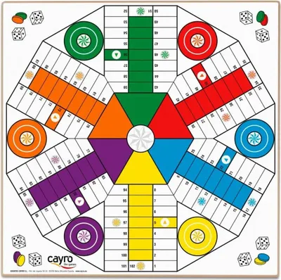 Immagine prodotto di Tavola da parcheesi Cayro (40 x 40 cm) Giocatori 4-6