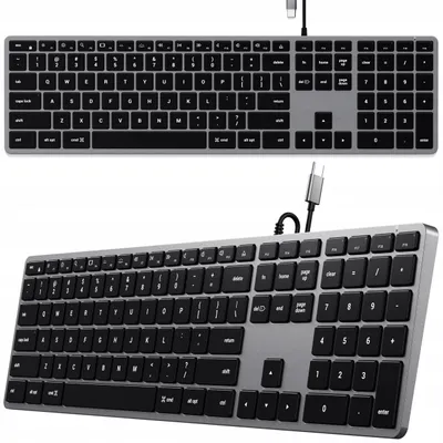 Image de Satechi, clavier QWERTY Bluetooth OnTheGo sans fil avec support, noir