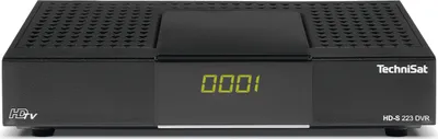Produktbild von TechniSat HD-S 223 DVR | HD-Satelliten Receiver, USB-Aufnahmefunktion | schwarz
