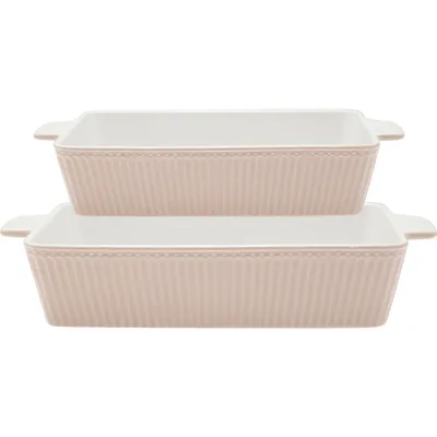 Produktbild von Greengate Alice Auflaufform creamy fudge Set2