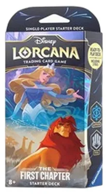 Zdjęcie produktu dla Lorcana The First Chapter: Sapphire & Steel Starter Deck