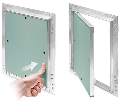 Produktbild von Inspektionsklappe 600 x 600 mm mit Aluminiumrahmen