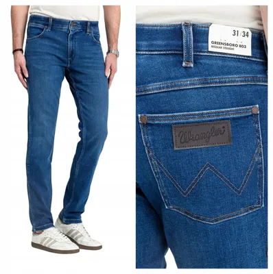 Produktbild von WRANGLER | Greensboro Straight Classic Jeans Herrenjeans W40 L34