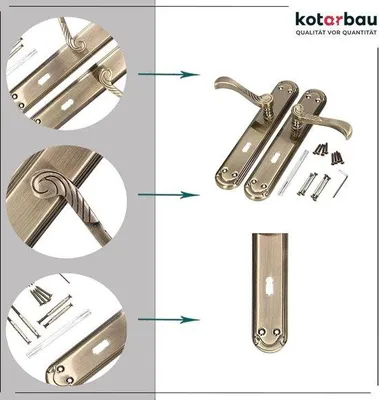 Immagine prodotto di Maniglia per portefinestre, maniglia per porte esterne, porte scorrevoli, bagno