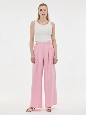 Produktbild von Orsay Hellrosa Damenhose mit weitem Bein 42