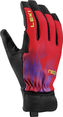 Image de Gants Leki Uni Neotrail Storm pour le trail, en softshell, rouge, couleur : rouge, taille : 7