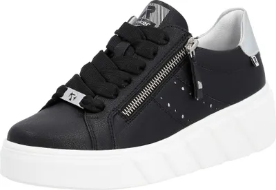 Produktbild von Rieker Damen Schnürschuhe 40809-36, 40809-37, 40809-38, 40809-39, 40809-40, 40809-41, 40809-42, 40920-37, 40920-38, 40920-39, 40920-40, 40920-41, 40920-42, 40920-43 RIE-W0505 schwarz/perlmutt/sch 38