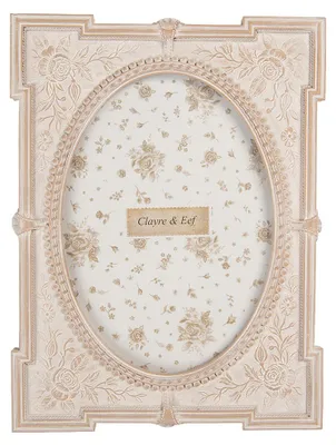Produktbild von Clayre & Eef Bilderrahmen 13x18 cm Rosa Kunststoff