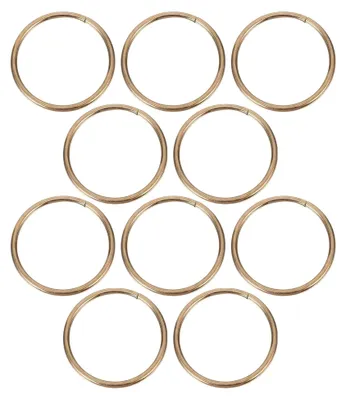 Produktbild von 10 Metallringe für Bastelarbeiten – 8 cm Traumfängerringe, kleine Metallreifen für DIY-Projekte