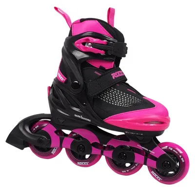Produktbild von Roces - "Moody X" Inline-Skates für Mädchen PP12504 (35,5 EU - 40 EU) (Schwarz/Pink)