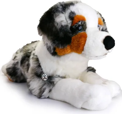 Produktbild von Australian Shepherd blue merle Border Collie Kuscheltier Hund Plüschhund FINN