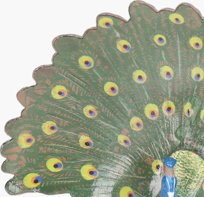 Immagine prodotto di Simulazione modello pavone Simulazione uccelli realistici Animali Vinile Ornamento decorativo Regalo