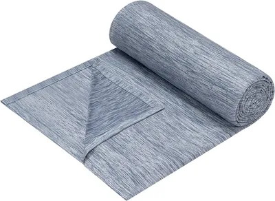 Produktbild von WOLTU Sommerdecke Selbstkühlende Decke Mikrofaser Arc-Chill, Kühldecke mit Q-Max>0.45, Kühl und Hautfreundlich, weiche Sofadecke Reisedecke 220 x 240cm Blau