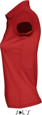 Produktbild von SOLs 11376 | Damen Poloshirt Prescott - Farbe: Red - Größe: L