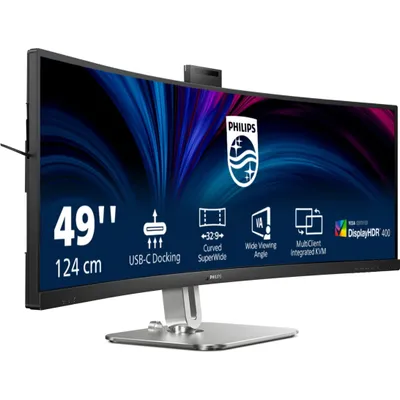 Obrázek produktu pro Philips 49B2U6900CH/00, 124 cm (48.8"), 5120 x 1440 px, Dual QHD, LCD, 4 ms, Černá