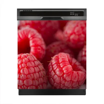 Produktbild von Magnete Dekorative 60x60 cm Küche Magnetmatte Spülmaschine - Rasperries Obst