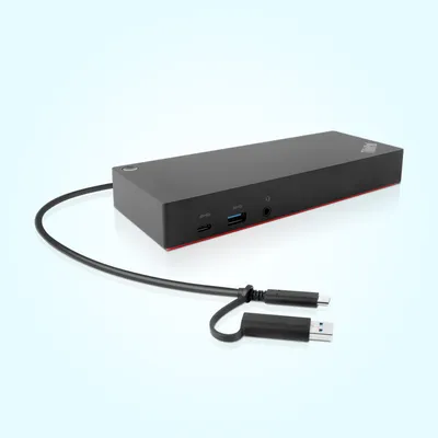 Produktbild von Lenovo 40AF0135EU, Kabelgebunden, 10,100,1000 Mbit/s, Schwarz, 4K Ultra HD, 3840 x 2160 Pixel, Lenovo