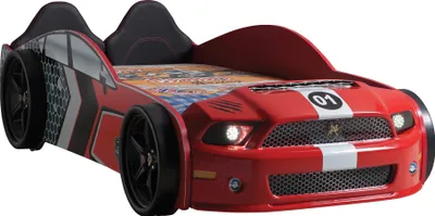 Produktbild von Autobett Muscle Bett in Rot