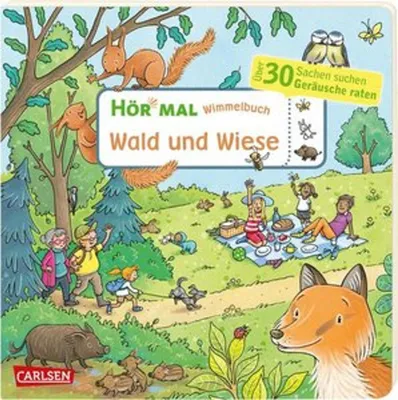 Zdjęcie produktu dla Hör mal (Soundbuch): Wimmelbuch: Wald und Wiese