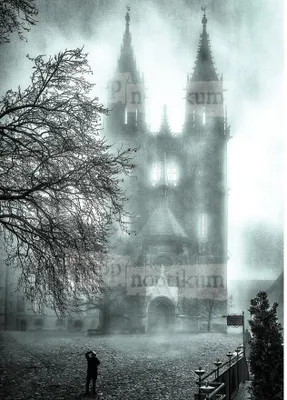 Produktbild von Klappkarte mit Domfoto und Mystik-Motiv von Mario Gast