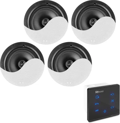 Produktbild von Power Dynamics A100BSET, 80 W, Weiß, Verstärker, Eingebaut, D, 0,03%