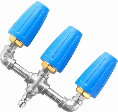 Obrázek produktu pro 3-v-1 turbo tryska, otvor 2,0 palce, 4000 PSI, otočná o 360° tryska pro vysokotlaké čističe s rychlospojkou 1/4 palce