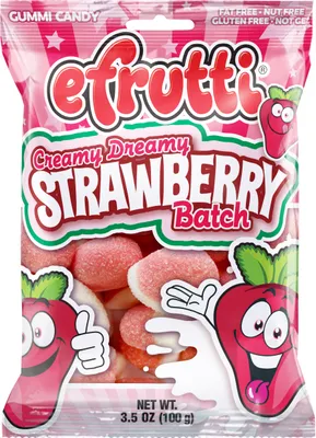 Produktbild von efrutti Creamy Dreamy Strawberries (12 x 99g)
