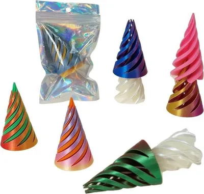Image de Puzzle « Cône magique » 6,5 cm, assortiment